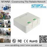 STARZ Cat5e Dual Port Mounting Box