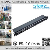 STARZ CAT5E Shielded 19" Patch Panel 24ports